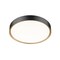 Z-Lite Kawan 1 Light Flush Mount, 20in. W x 5.25in. L, Matte Black and Modern Gold 1014F20-MB-MGLD-LED - alternate 5
